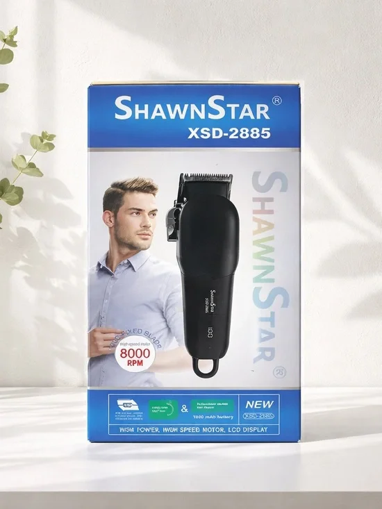 XSD-2885 Men’s Hair Clipper — Black - Picture 1 of 2